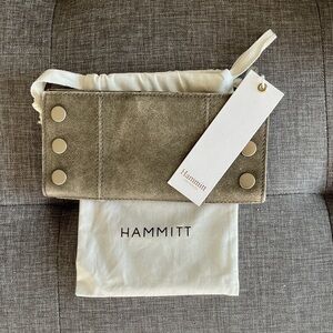 Hammitt 110 North Pewter Brushed Silver Wallet